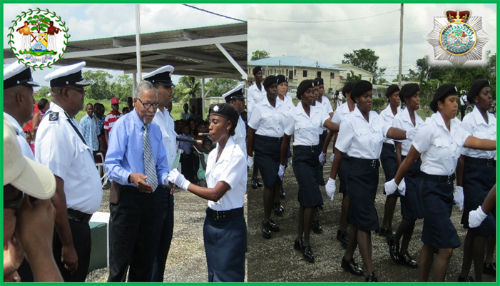 Belize Police New Recruit Officers
