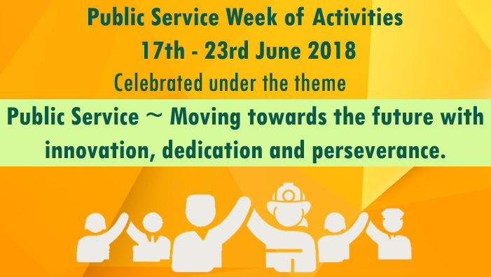 Public Service Week of Activities 2018