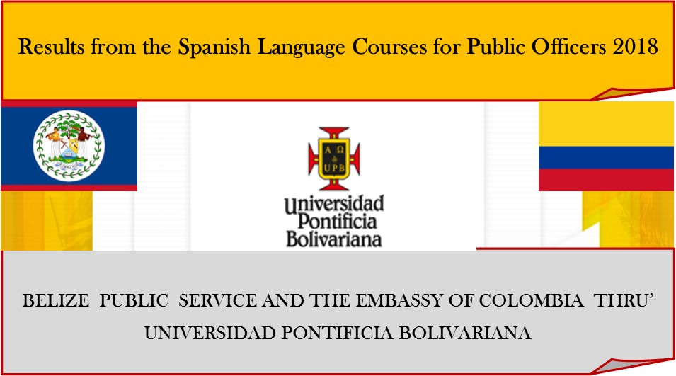 Results from the Spanish Language Courses for Public Officers 2018