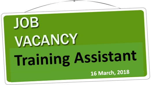 Vacancy - Training Assistant