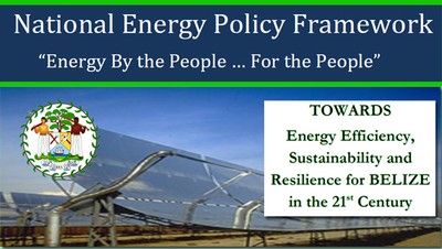 Belize National Energy Policy Framework Image 1