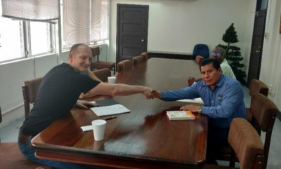 Signing of Completion Document for La Gracia Smart Off Grid  ... Image 1