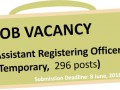 Vacancy Notice: Assistant Registering Officers (Temporary) E ... Image 1