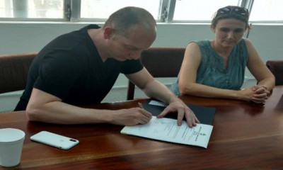 Signing of Completion Document for La Gracia Smart Off Grid  ... Image 3